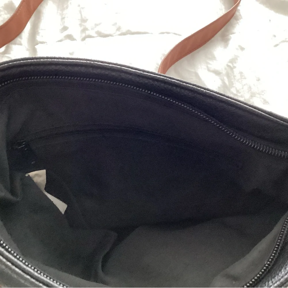 Black and Brown Crossbody Bag